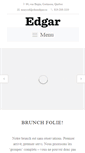 Mobile Screenshot of chezedgar.ca
